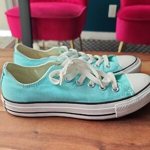 Converse Women's Aqua Canvas Sneakers